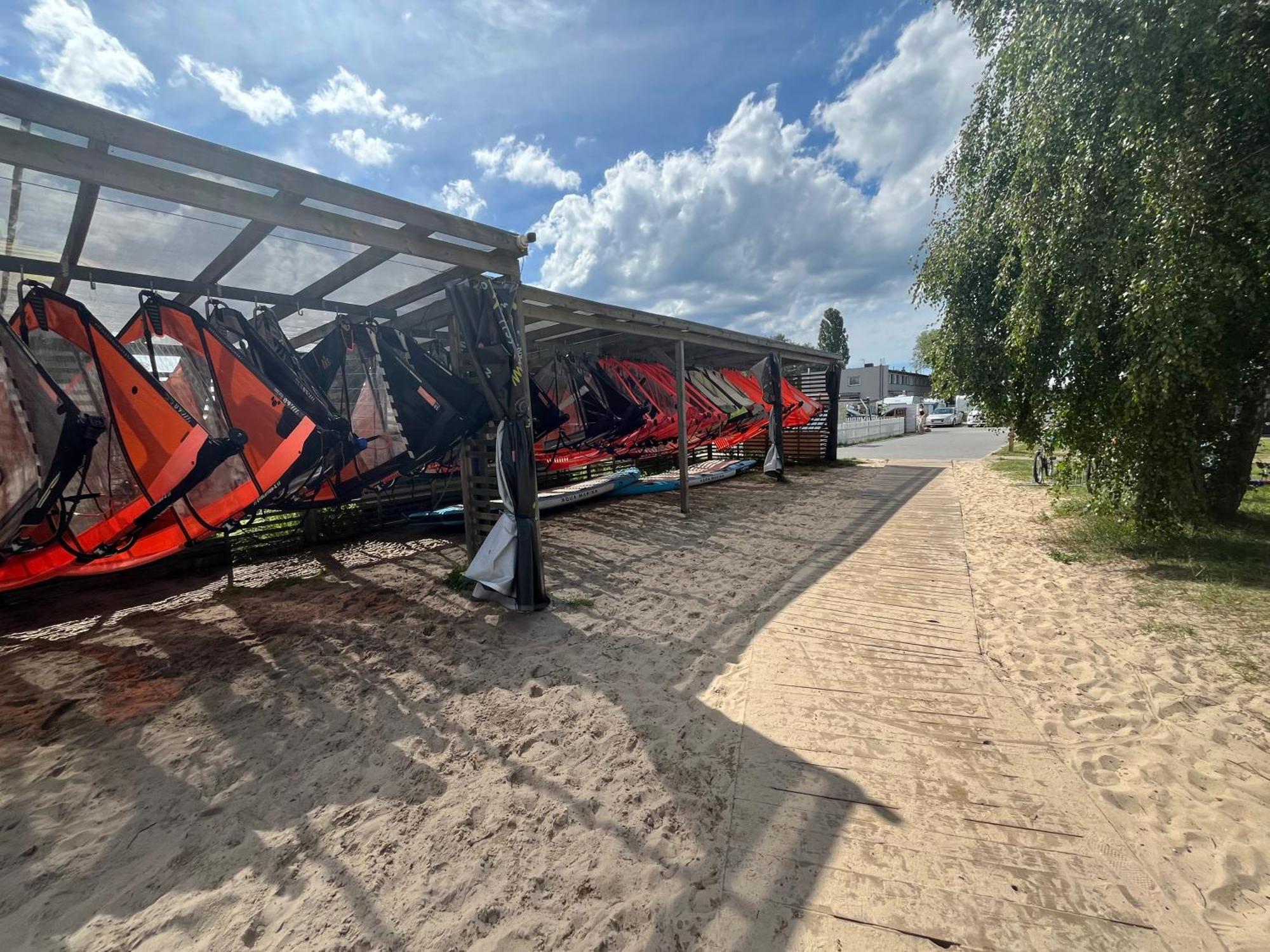 הוילה יאסטארניה Przyczepa 2022 Molo Surf מראה חיצוני תמונה